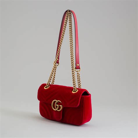 gucci marmont mini velvet second hand|authentic gucci marmont.